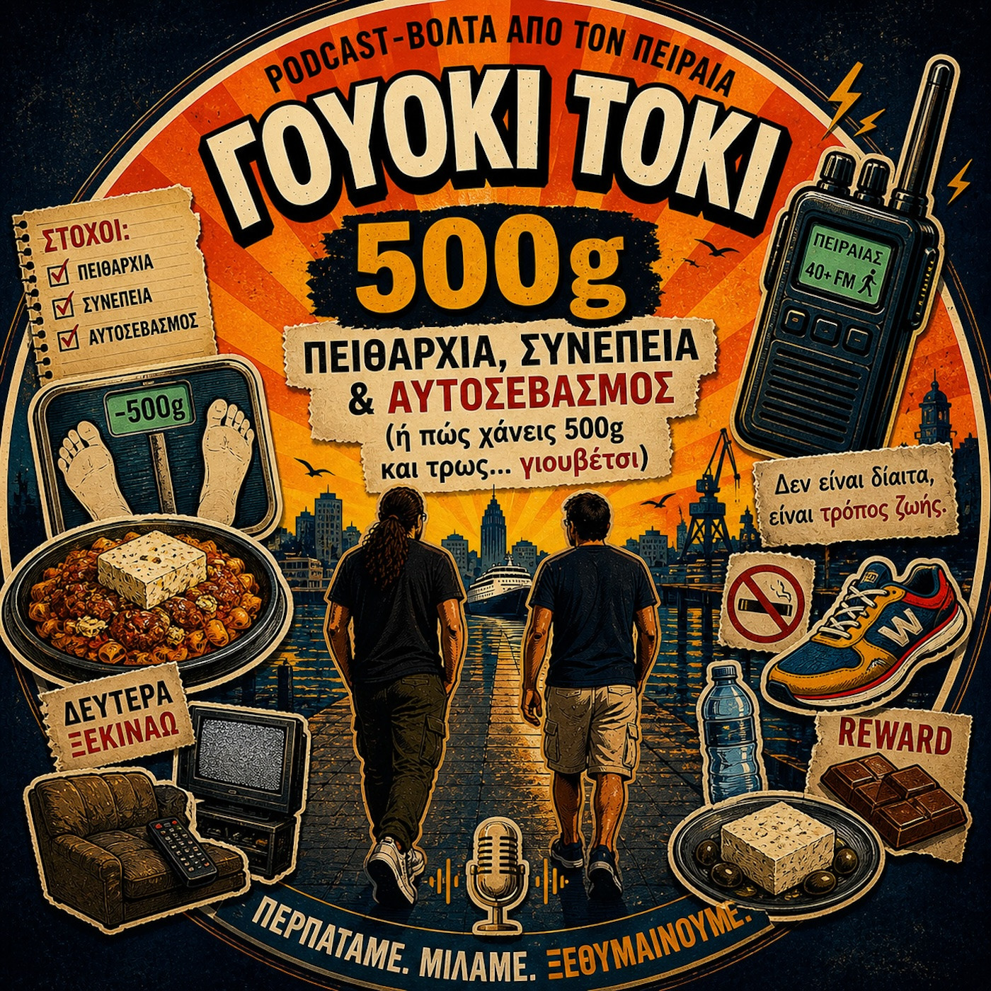 Εξώφυλλο: Πειθαρχία, Συνέπεια & Αυτοσεβασμός (ή πώς χάνεις 500g και τρως… γιουβέτσι)